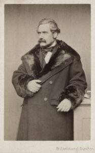 Max von Pettenkofer auf einer Fotografie Hanfstaengls um 1870